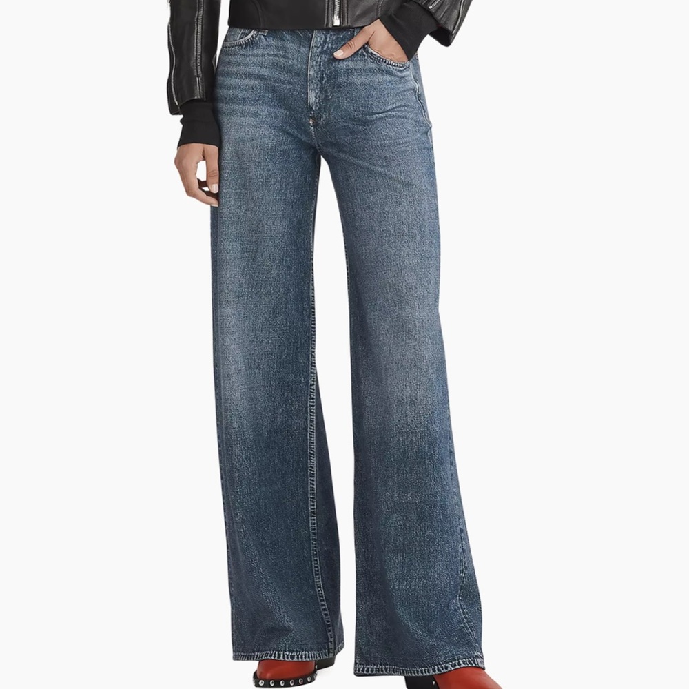 rag & bone Miramar Softie High Rise Wide Leg Sweatpants Jeans